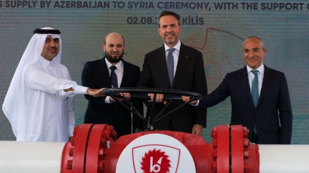 AZERBAYCAN GAZININ TÜRKİYE ÜZERİNDEN SURİYE’YE İHRACATI BAŞLADI