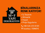 M-F YAPI DEKORASYON BİNALARINIZA RENK KATIYOR!