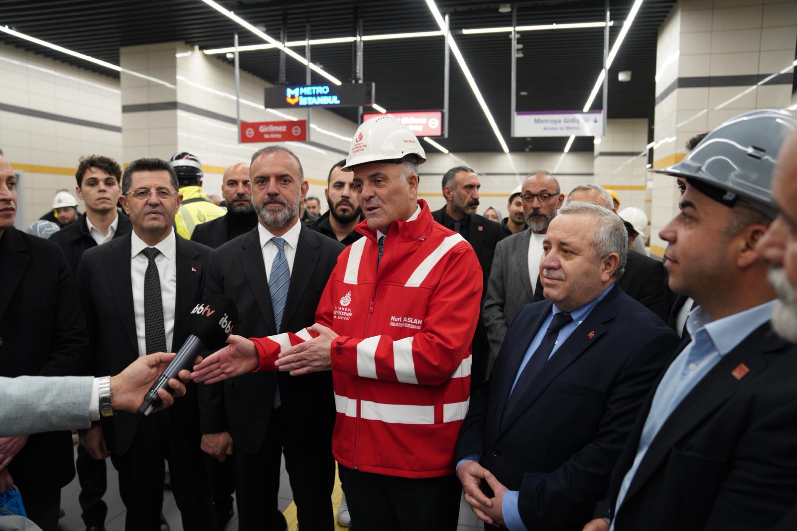 SULTANBEYLİ-ÇEKMEKÖY METRO HATTI AÇILIŞ İÇİN GÜN SAYIYOR
