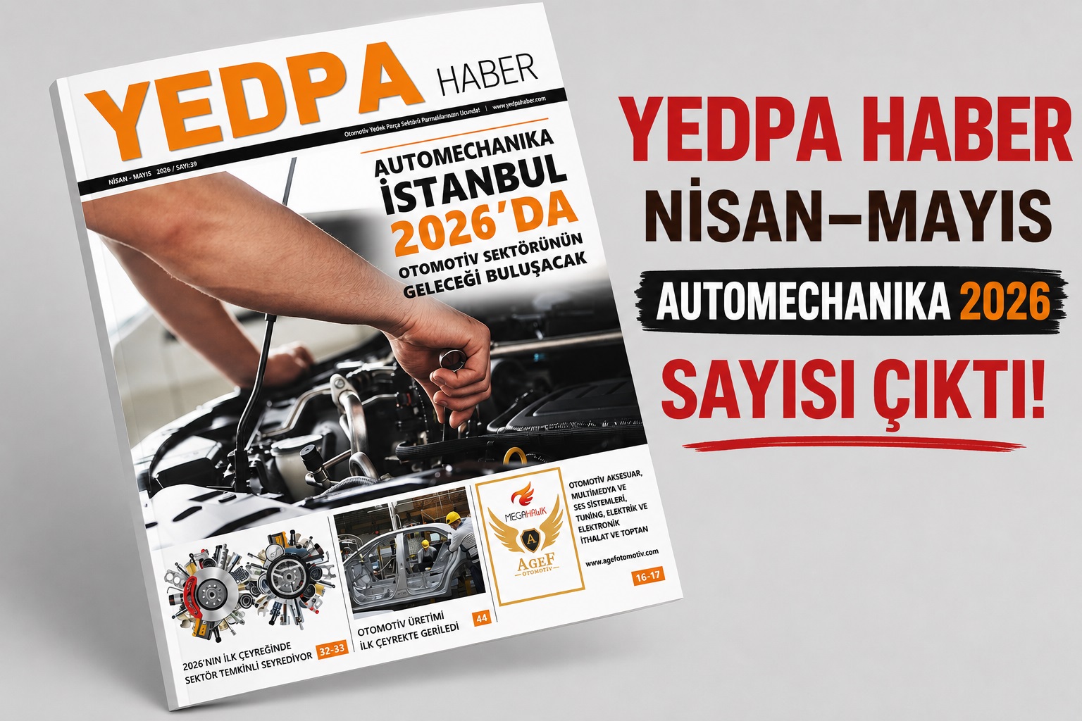 YEDPA HABER NİSAN–MAYIS AUTOMECHANIKA 2026 SAYISI YAYIMLANDI!