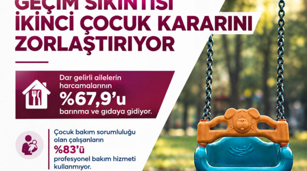 TÜRKİYE’DE DOĞURGANLIK DÜŞÜYOR: AİLE BÜTÇESİNİ BARINMA VE GIDA TÜKETİYOR