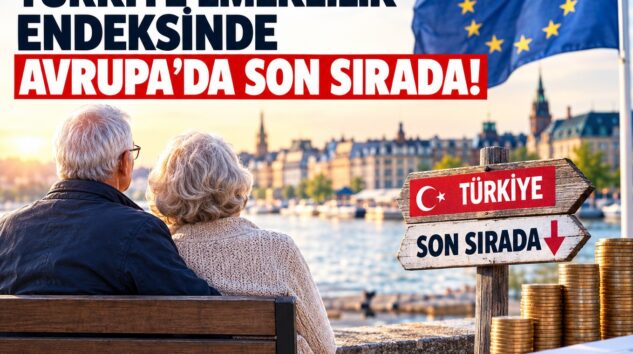 TÜRKİYE EMEKLİLİK ENDEKSİNDE AVRUPA’DA SON SIRADA